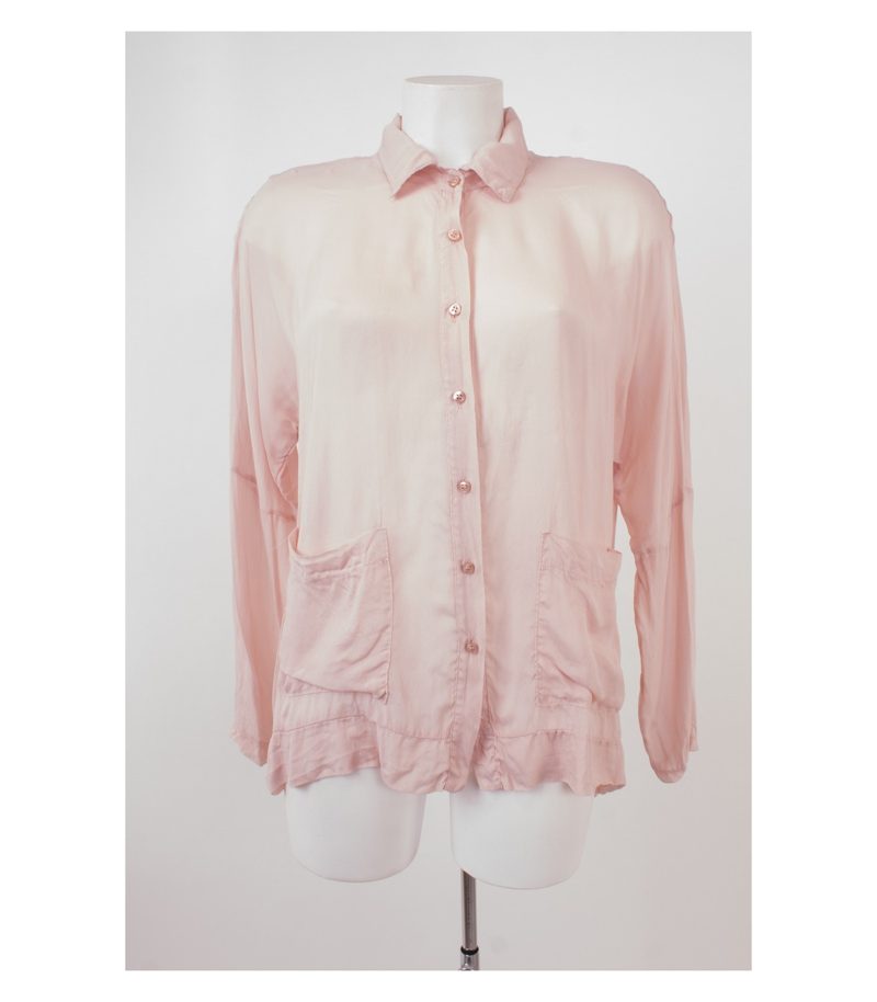 ANGELA DAVIS Damen Bluse & Gr. L Viskose Seide – Foto 1