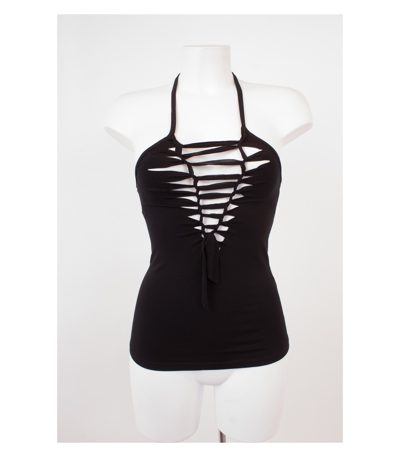 Black Orchid Paris Damen Oberteil Top Stretch Gr. 1=S