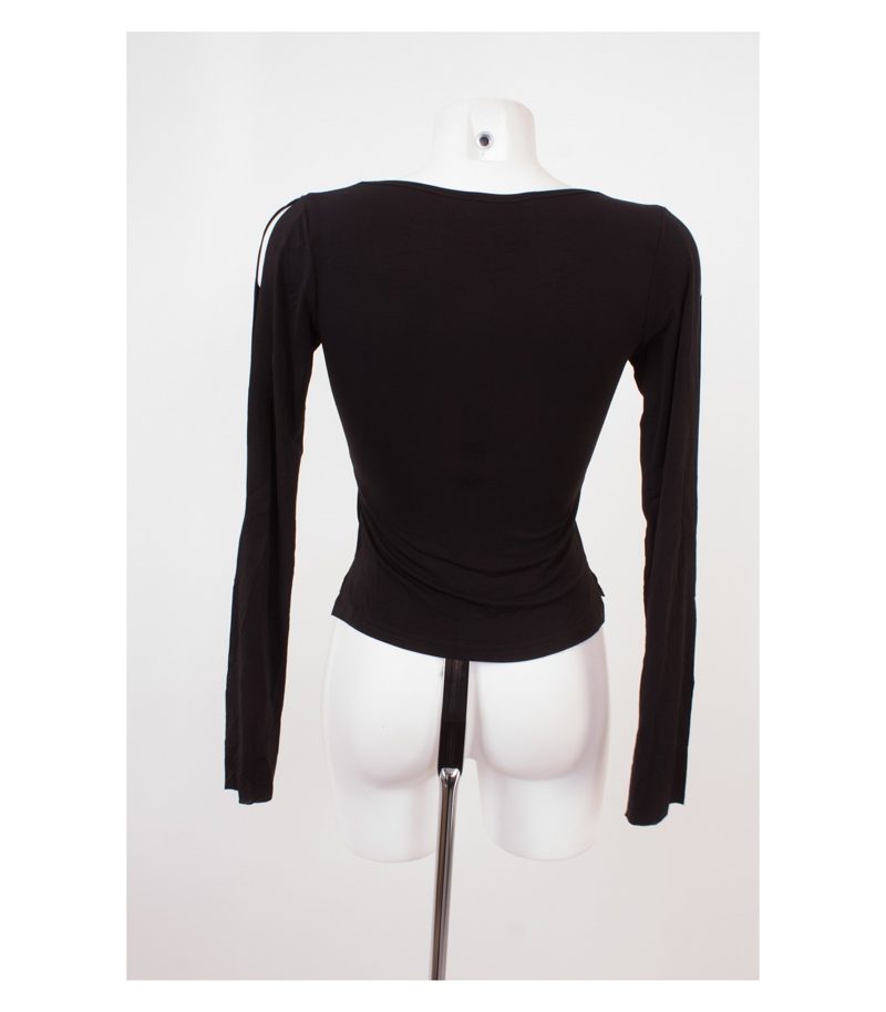 Black Orchid Paris Damen Oberteil Langarmshirt Stretch Gr. 2=M – Foto 4