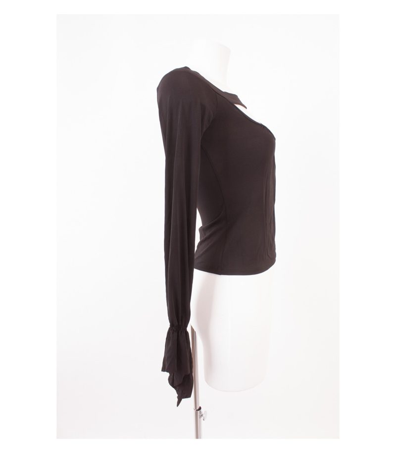 Black Orchid Paris Damen Oberteil Langarmshirt Stretch Gr. 2=M – Foto 2