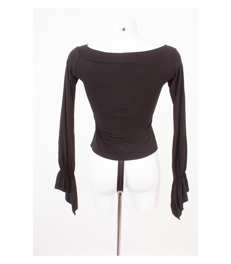 Black Orchid Paris Damen Oberteil Langarmshirt Stretch Gr. 2=M – Foto 4