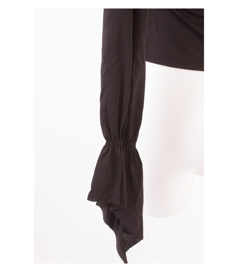 Black Orchid Paris Damen Oberteil Langarmshirt Stretch Gr. 2=M – Foto 5