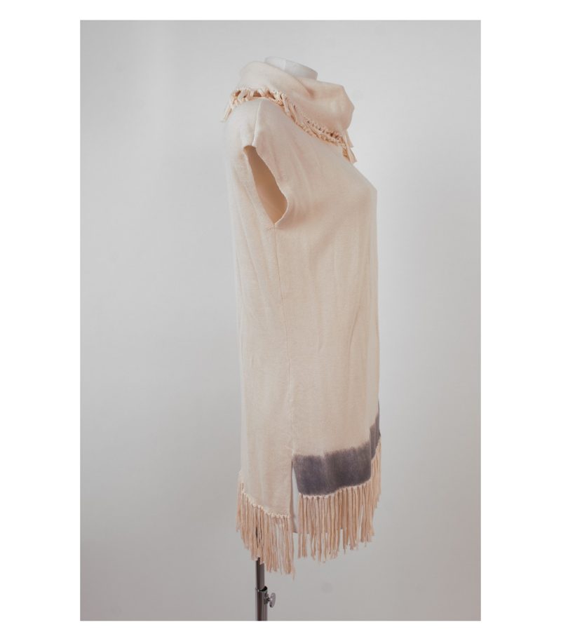 TUZZI Damen Boho Weste Gr. DE 38 Strick – Foto 2