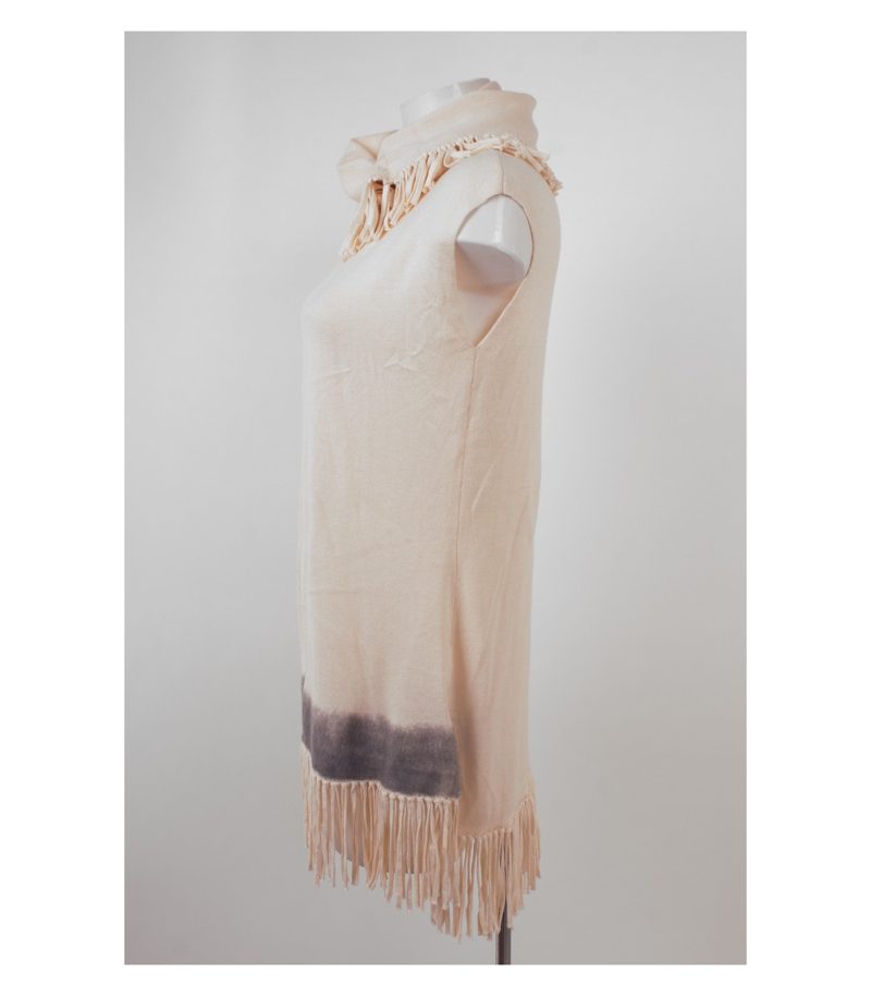 TUZZI Damen Boho Weste Gr. DE 38 Strick – Foto 3