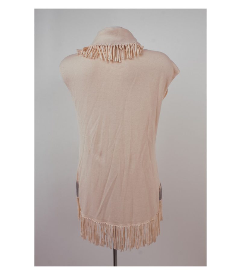 TUZZI Damen Boho Weste Gr. DE 38 Strick – Foto 4