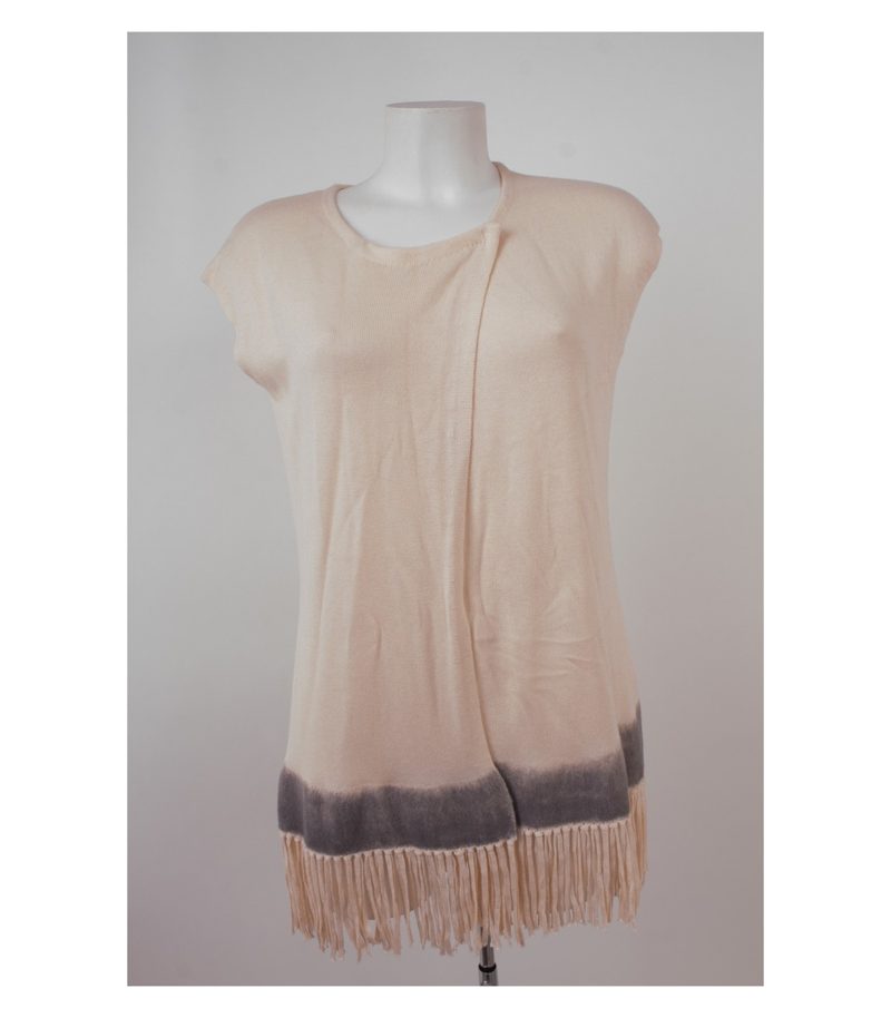 TUZZI Damen Boho Weste Gr. DE 38 Strick – Foto 5