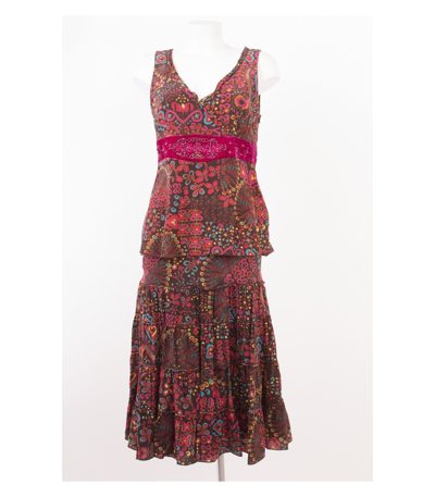 ORWELL Damen Kombination Rock Top 100% Gr. DE 42 Seide
