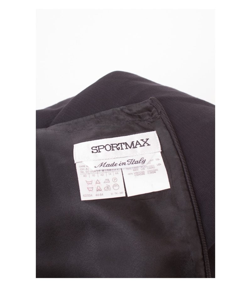 SPORTMAX Damen Kleid Sommerkleid & Gr. DE 40 Leinen Viskose – Foto 5