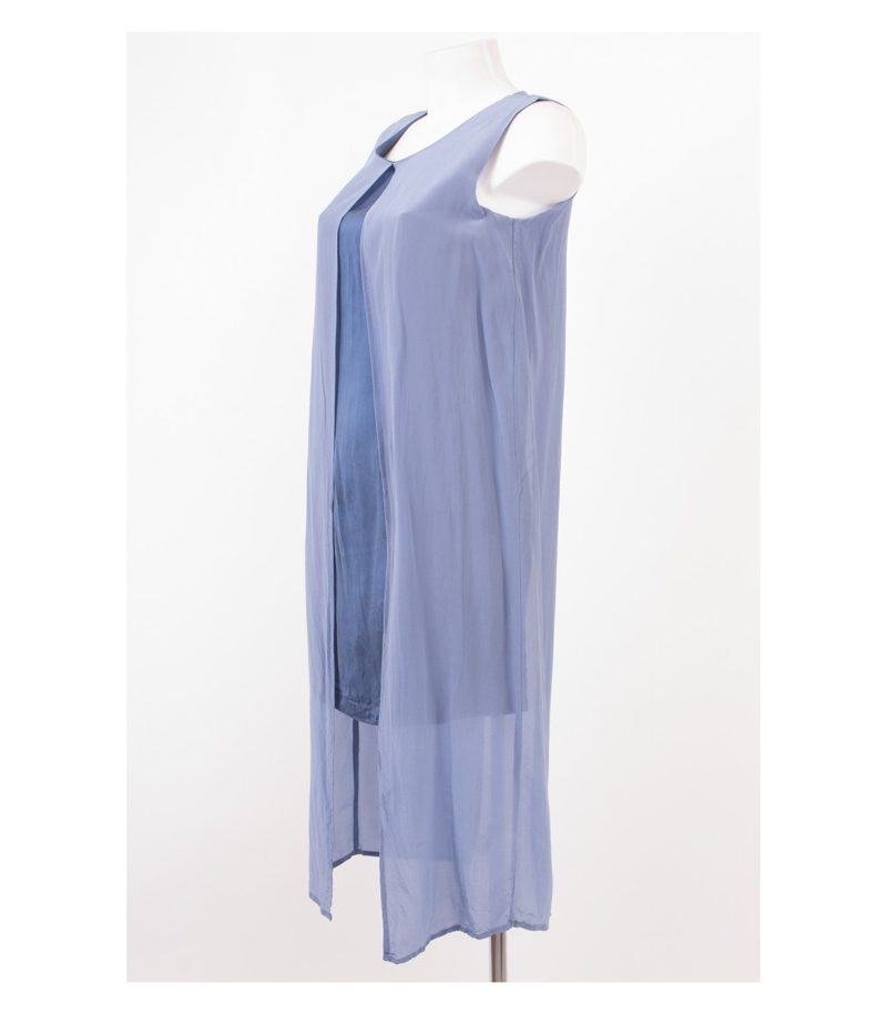 pop cph Damen Kleid Sommerkleid Gr. S 100% Seide – Foto 4