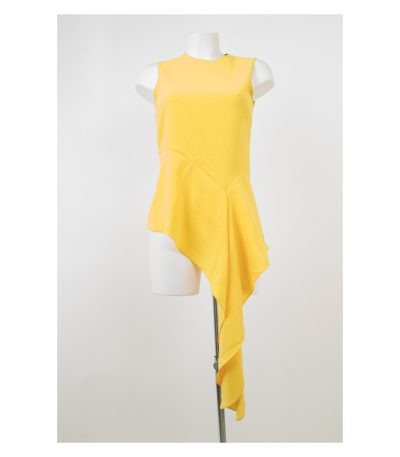 ZARA Damen WOMAN Top Oberteil Gr. XS Gelb Neu