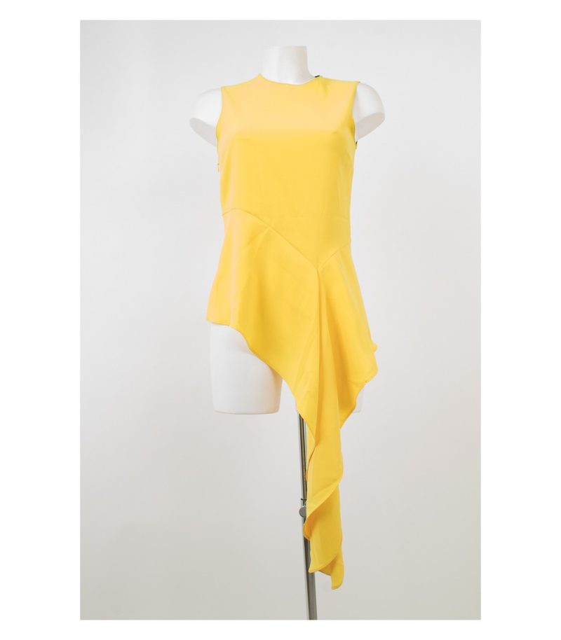 ZARA Damen WOMAN Top Oberteil Gr. XS Gelb Neu – Foto 1