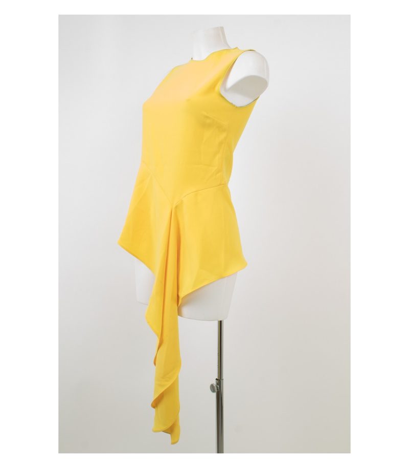 ZARA Damen WOMAN Top Oberteil Gr. XS Gelb Neu – Foto 4