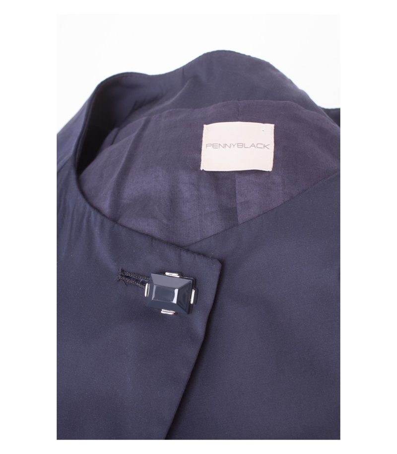 PENNYBLACK Damen Bolero Jacke Gr. 34 Blau – Foto 7