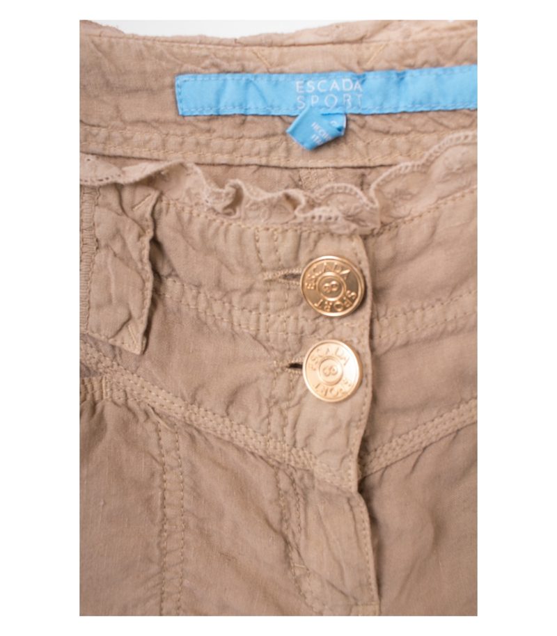 ESCADA SPORT Damen Shorts Gr. DE 36 Leinen – Foto 4
