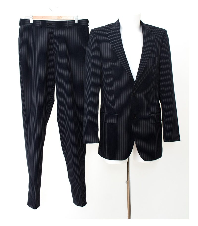 THEO WORMLAND ZIGNONE Herren Anzug Sakko Hose Business Gr. 90 Super 120´S Wolle – Foto 1