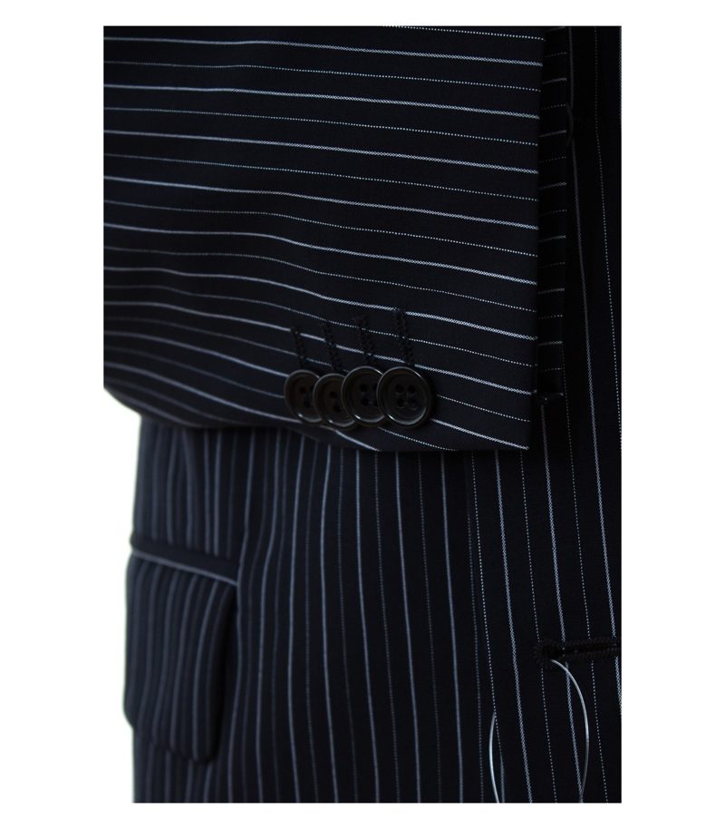 THEO WORMLAND ZIGNONE Herren Anzug Sakko Hose Business Gr. 90 Super 120´S Wolle – Foto 4