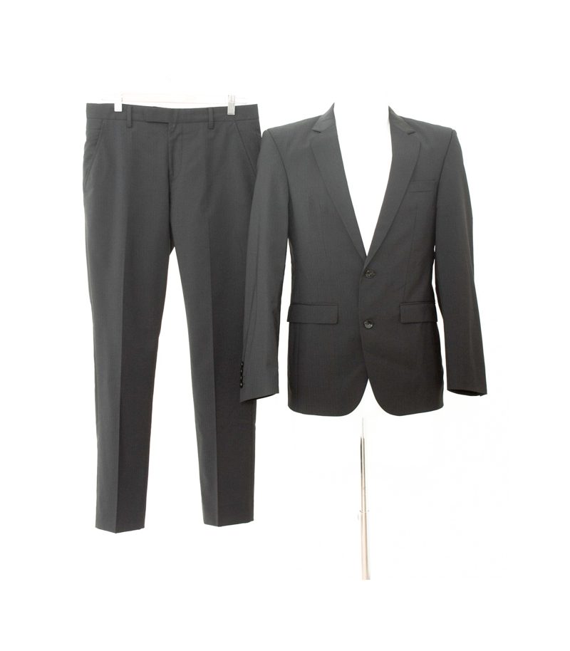 Benvenuto Herren Anzug Hose 44 Slim Fit Business Gr. Sakko 42 Wolle – Foto 1
