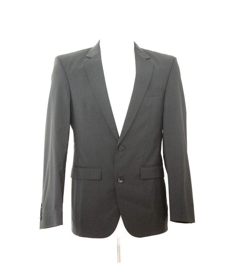 Benvenuto Herren Anzug Hose 44 Slim Fit Business Gr. Sakko 42 Wolle – Foto 2