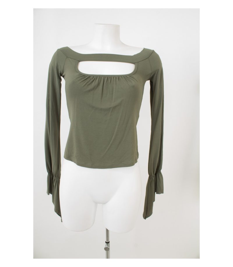 Black Orchid Paris Damen Oberteil Langarmshirt Stretch Gr. 2=M Neu – Foto 1