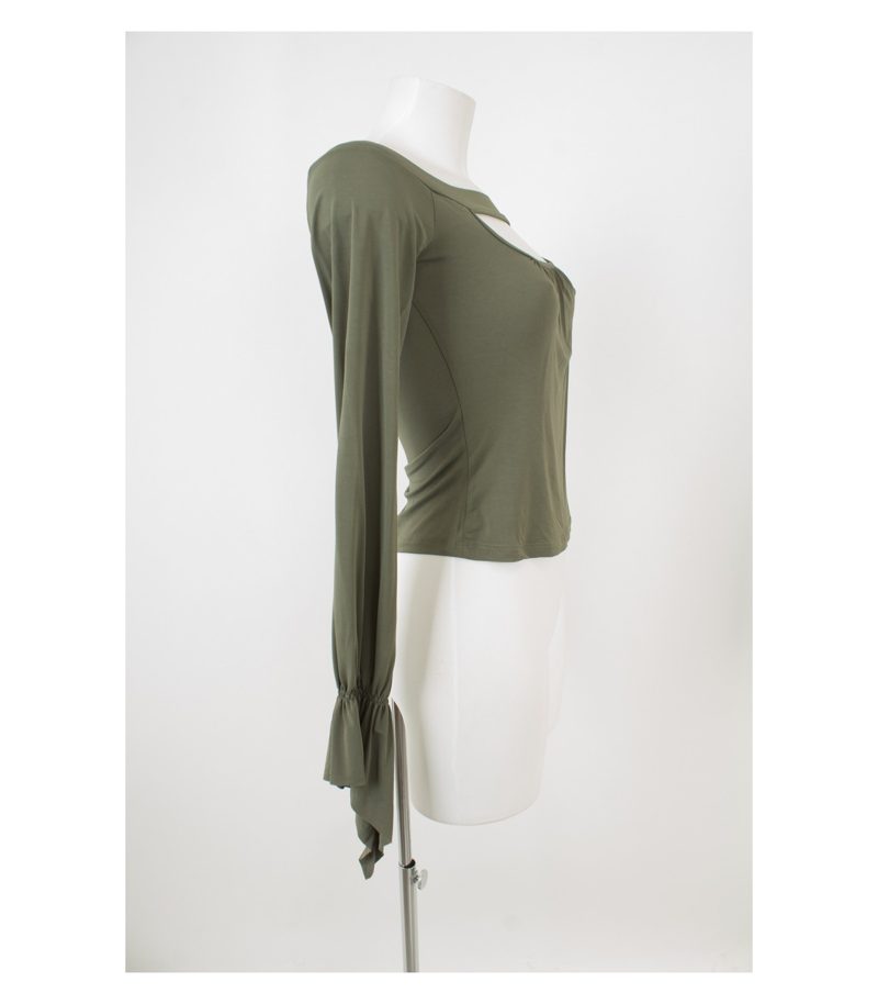 Black Orchid Paris Damen Oberteil Langarmshirt Stretch Gr. 2=M Neu – Foto 2
