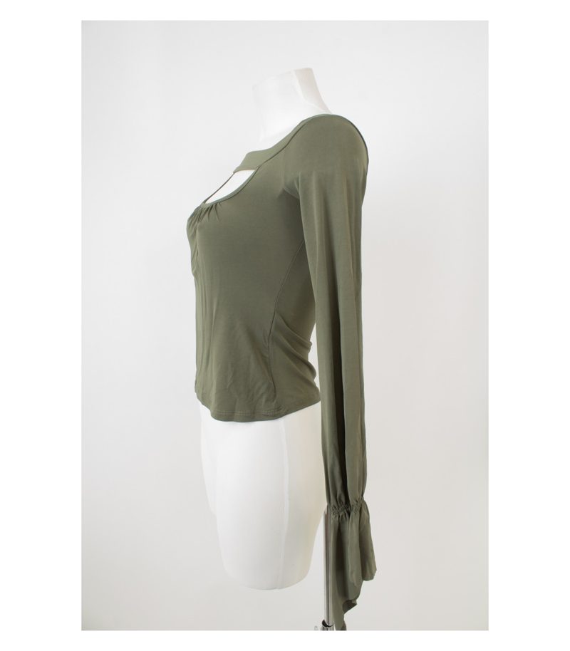 Black Orchid Paris Damen Oberteil Langarmshirt Stretch Gr. 2=M Neu – Foto 3