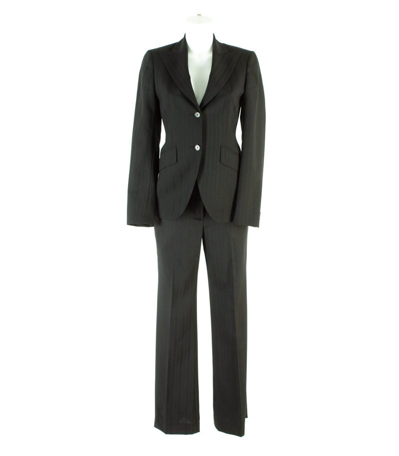 Massimo Dutti Damen Hosenanzug Blazer Hose Business Gr. 36 Wolle – Foto 1