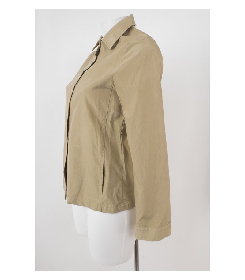 SPORTMAX Damen Sommerjacke & Gr. DE 34 Baumwolle Seide – Foto 3
