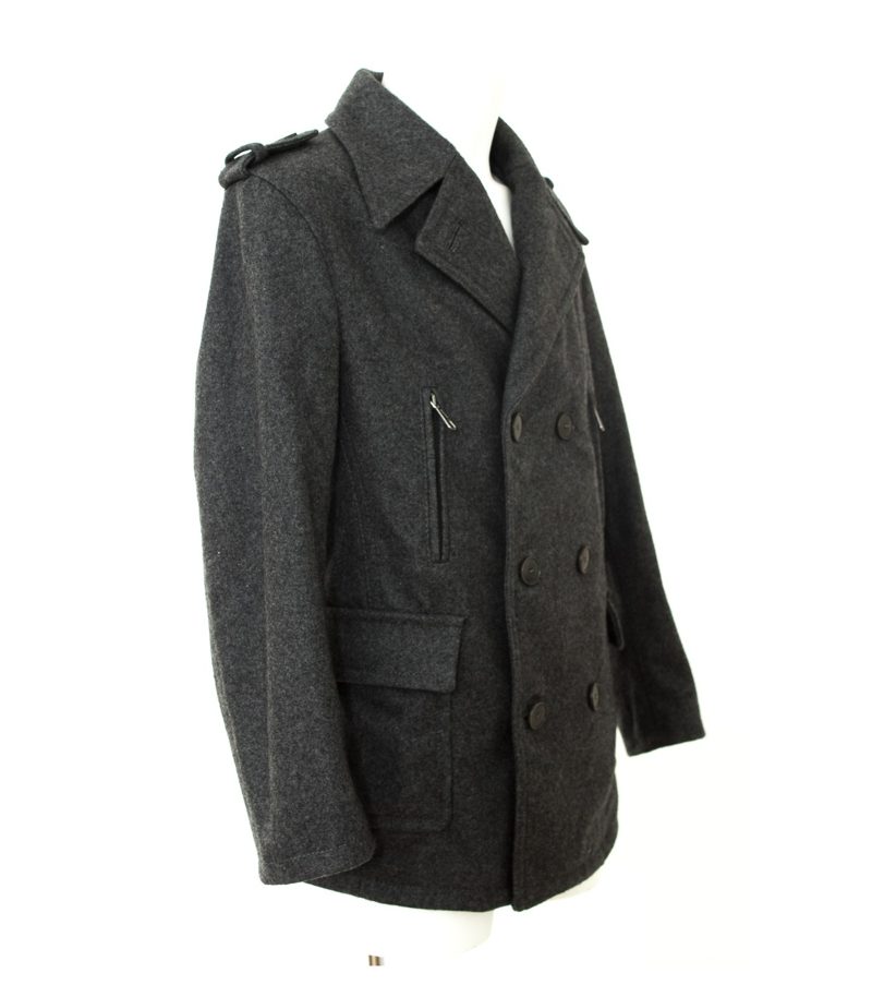 drykorn Herren for beautiful people Mantel Peacoat Kurzmantel Gr. 50 Wolle – Foto 2