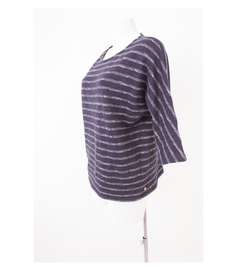 Marc Damen O´Polo Pullover 3/4 Ärmel Lagenlook Pullover Gr. L – Foto 3