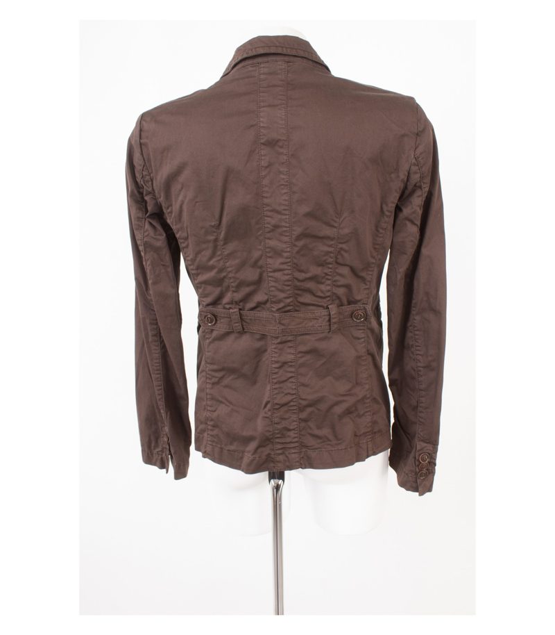 Henry Cottons Damen Blazer Gr. IT 44 DE 40 Braun Baumwolle – Foto 4