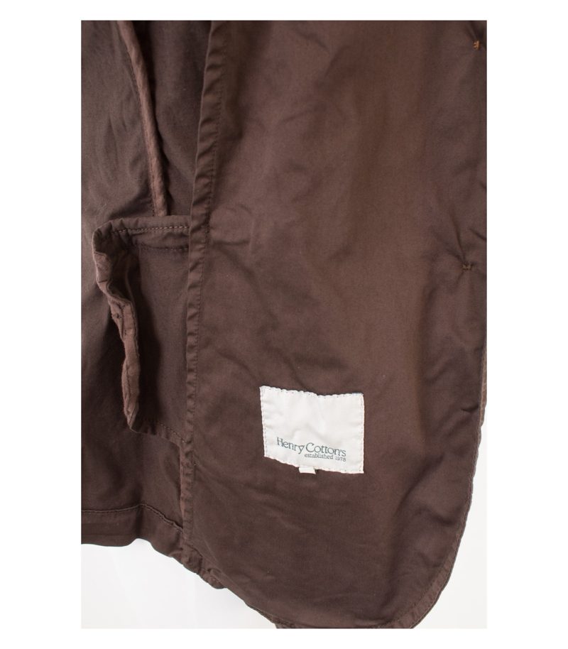 Henry Cottons Damen Blazer Gr. IT 44 DE 40 Braun Baumwolle – Foto 6