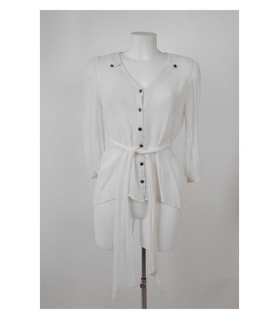 RIVER ISLAND Damen Bluse Gr. UK 10 DE 36 Seide