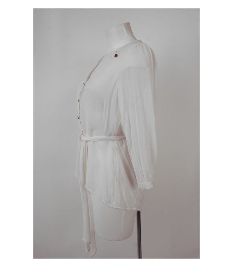 RIVER ISLAND Damen Bluse Gr. UK 10 DE 36 Seide – Foto 3