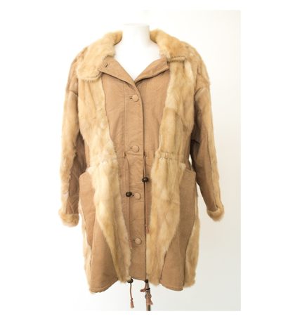 matzen Damen Mantel Echt Ledermantel Fur Gr. 46 Leder Pelz Fell