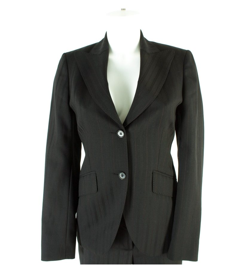 Massimo Dutti Damen Hosenanzug Blazer Hose Business Gr. 36 Wolle – Foto 3