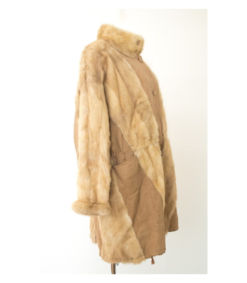 matzen Damen Mantel Echt Ledermantel Fur Gr. 46 Leder Pelz Fell – Foto 3