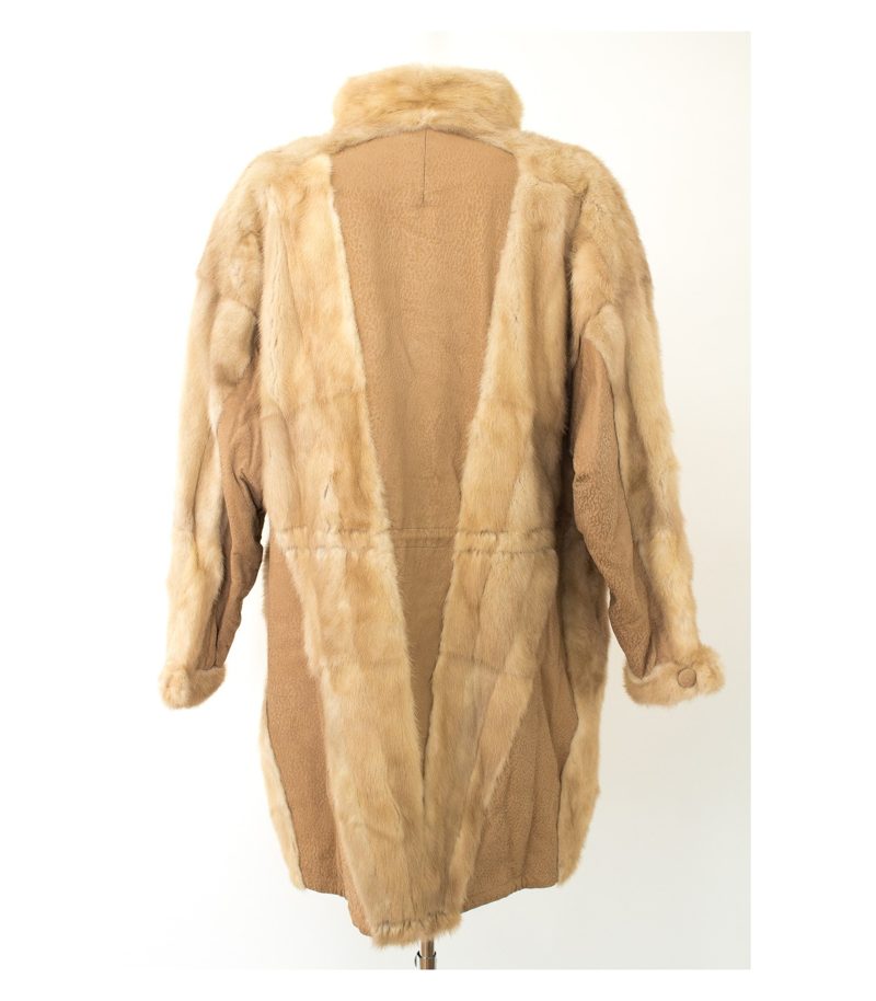 matzen Damen Mantel Echt Ledermantel Fur Gr. 46 Leder Pelz Fell – Foto 5