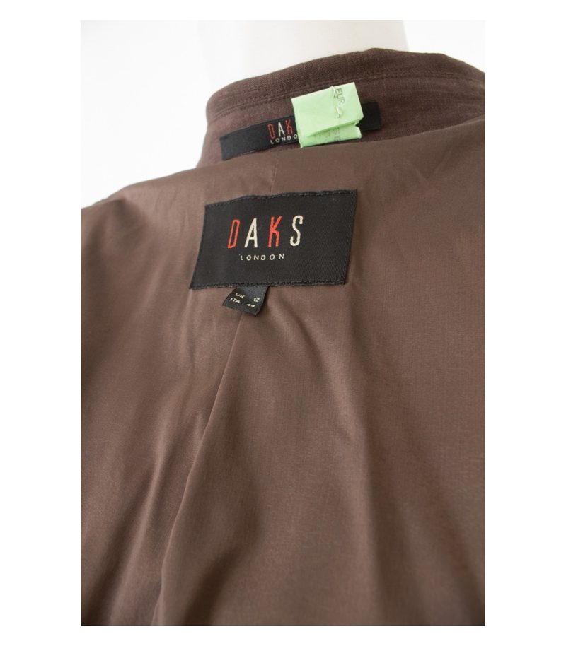 DAKS LONDON Damen Blazer & Gr. IT 44 DE 40 Leinen Viskose – Foto 7
