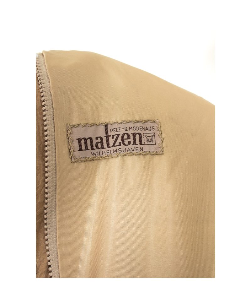 matzen Damen Mantel Echt Ledermantel Fur Gr. 46 Leder Pelz Fell – Foto 6