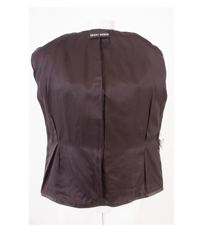 GERRY WEBER Damen Lederjacke Gr. DE 40 Braun Leder – Foto 6