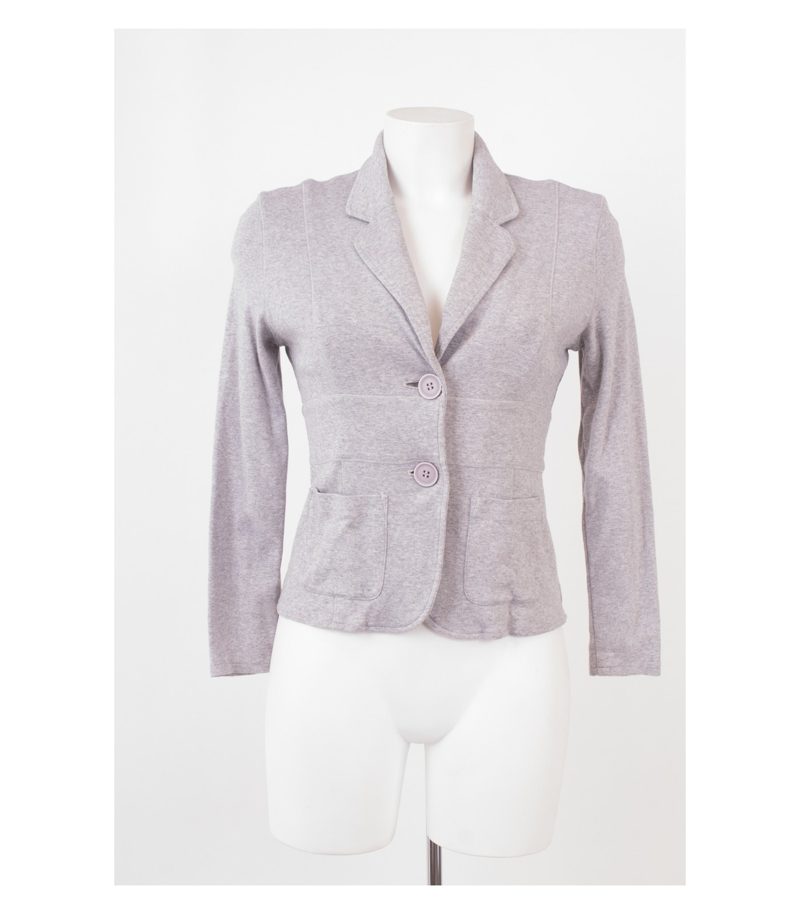 PRIVATE INDUSTRIES Damen Blazer Sommerblazer Gr. 36 Grau – Foto 1