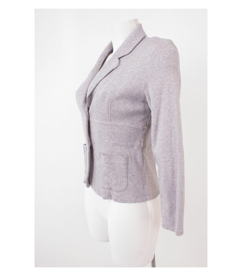 PRIVATE INDUSTRIES Damen Blazer Sommerblazer Gr. 36 Grau – Foto 3