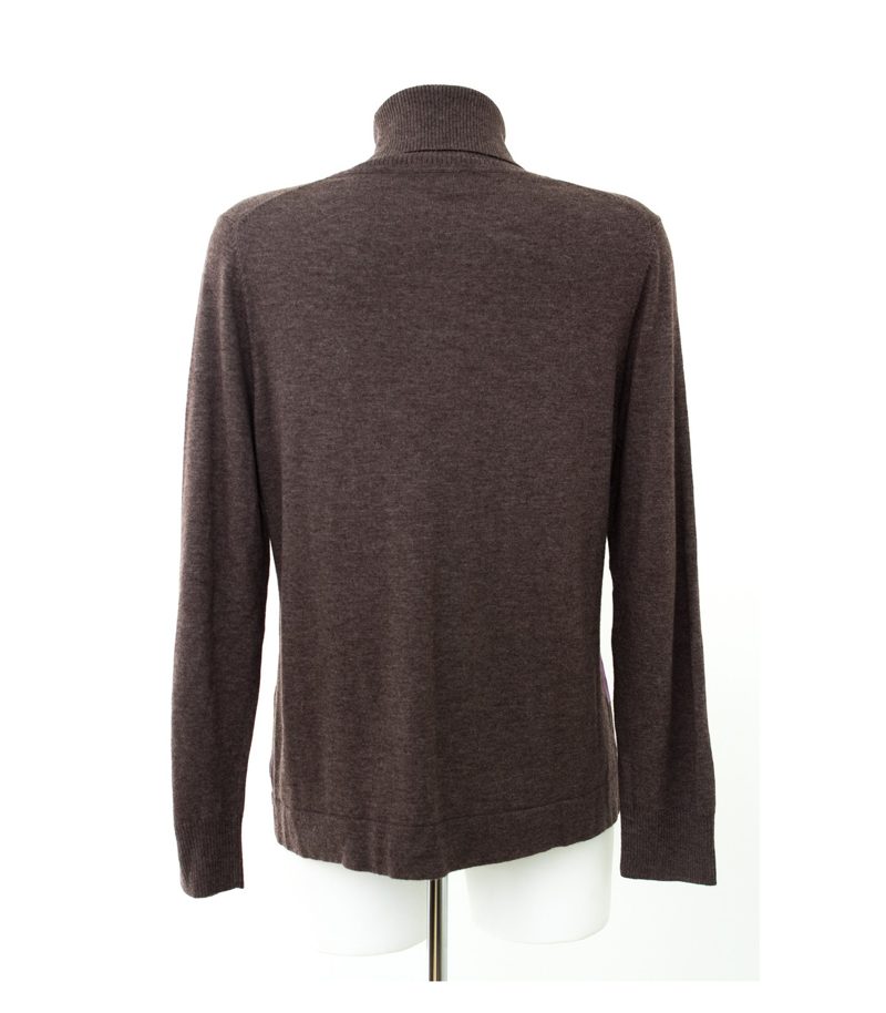 Damen Pullover Feinstrick Gr. 42 Wolle-Seide Pulli Strick – Foto 3