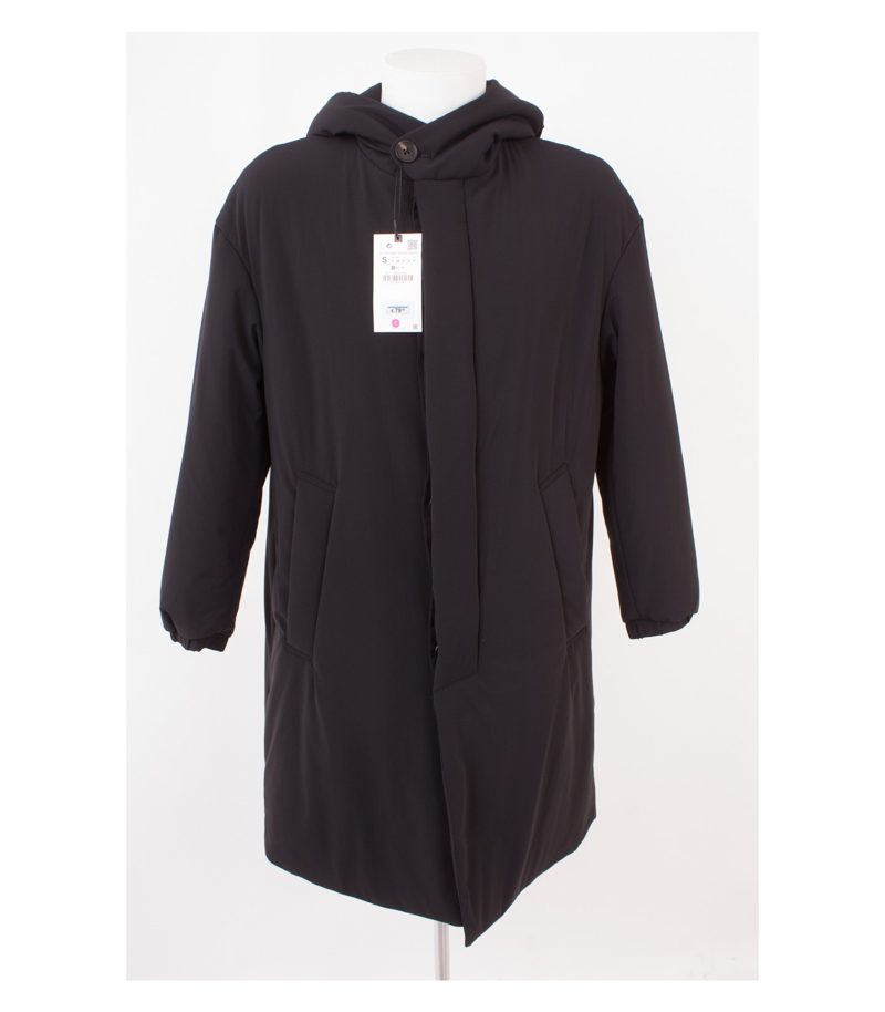 ZARA Herren Mantel Parka Wintermantel Leicht Gr. S – Foto 1