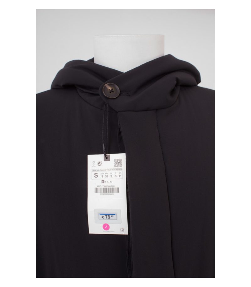 ZARA Herren Mantel Parka Wintermantel Leicht Gr. S – Foto 5