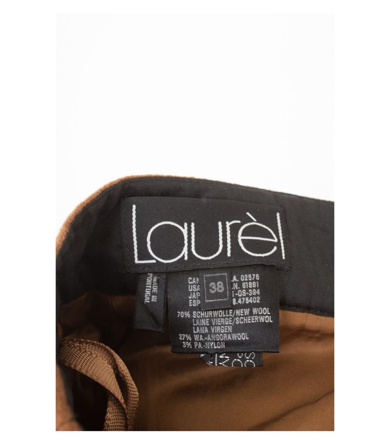 Laurel Damen Rock & Gr. DE 38 Braun Wolle Angora – Foto 4