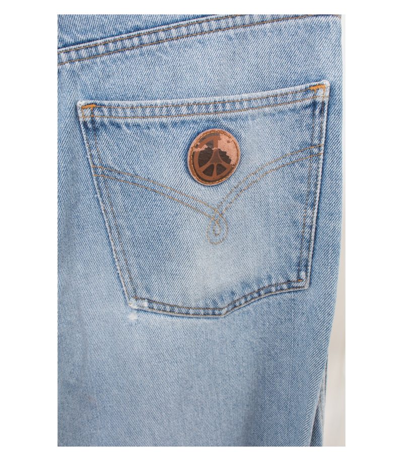MOSCHINO Damen Jeans Hose Gr. 32 Blau – Foto 3
