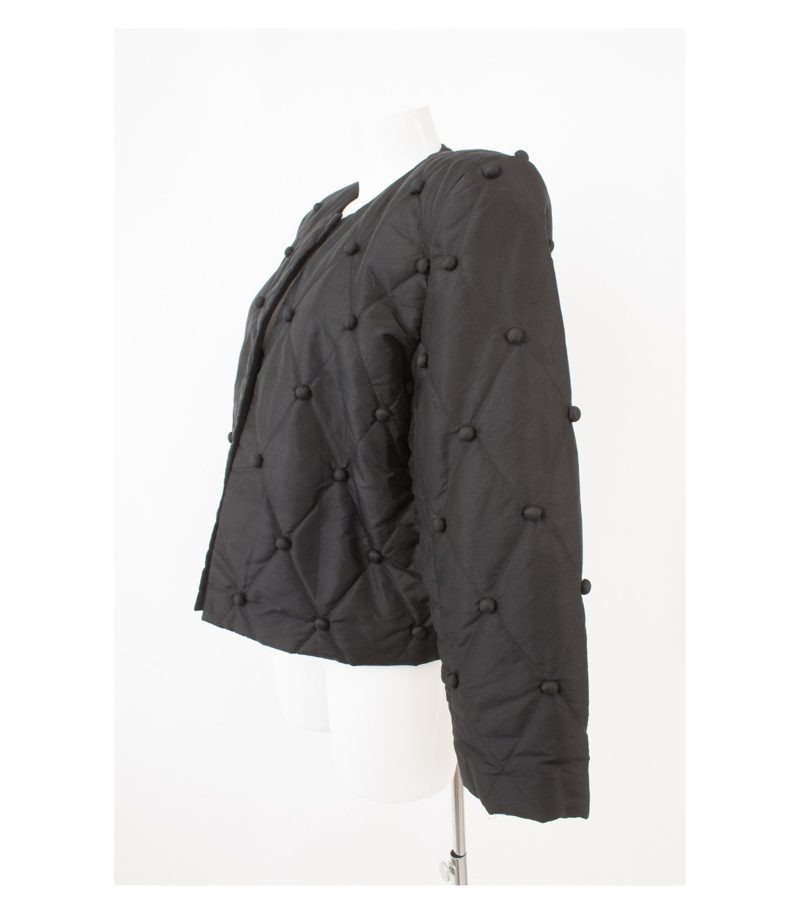 Peter Hahn Damen Oberteil Blazer 100% Gr. XL Schwarz Seide – Foto 3