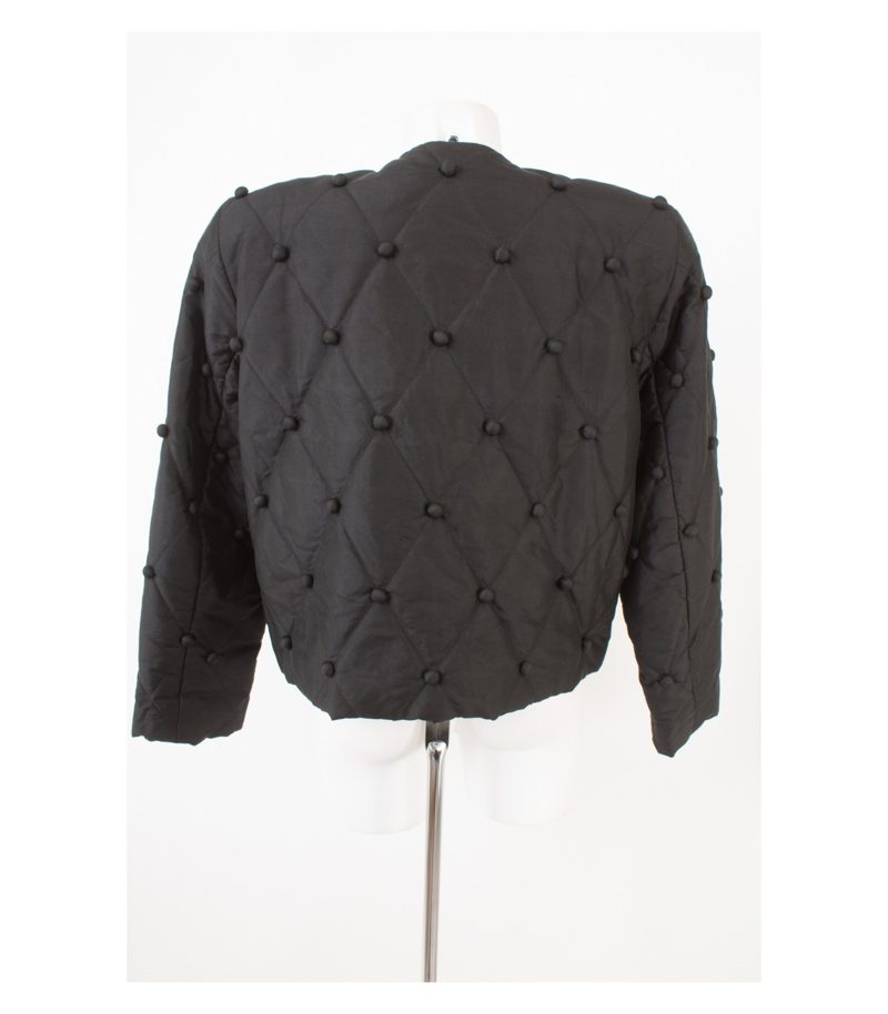 Peter Hahn Damen Oberteil Blazer 100% Gr. XL Schwarz Seide – Foto 4