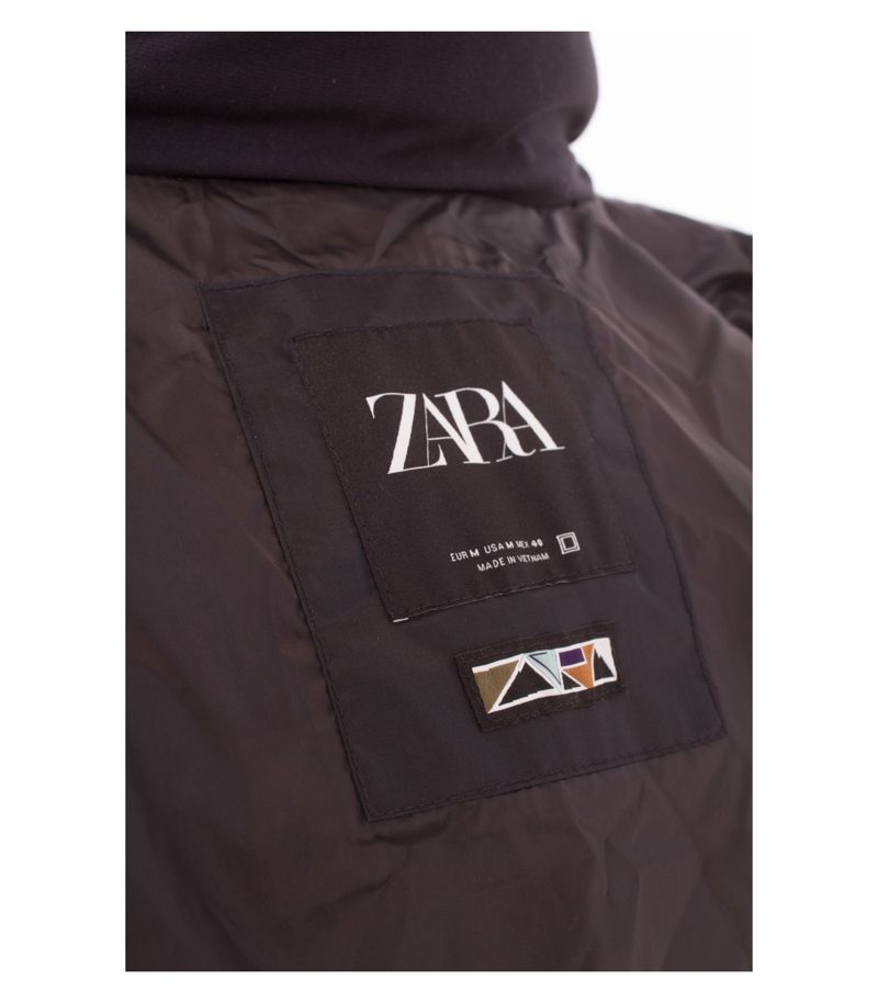 ZARA Herren Jacke Winterjacke Gr. M Schwarz Neu – Foto 9